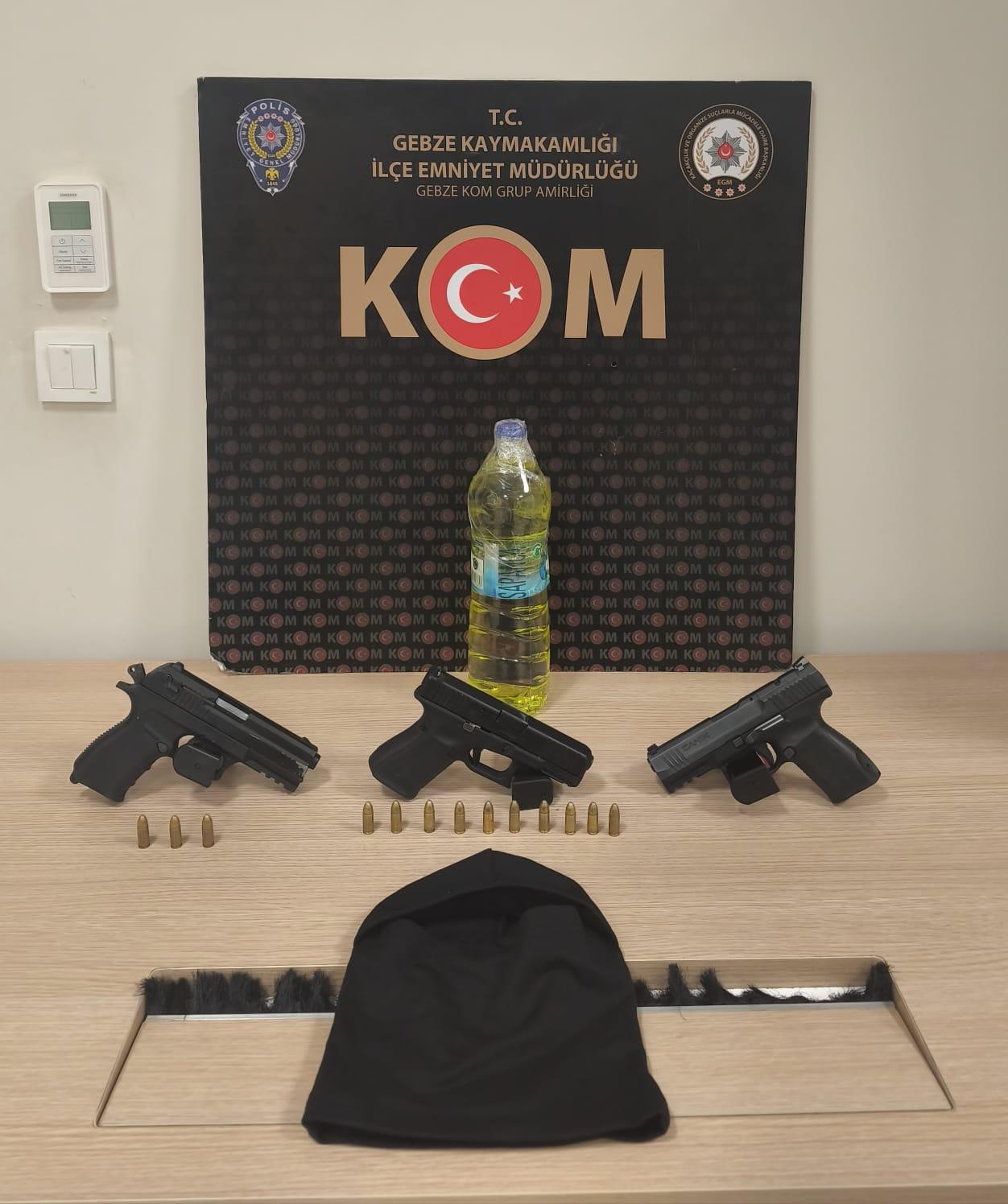 Gebze ve Çayırova'da Organize Suç Operasyonu: 8 Şahıs Gözaltına Alındı