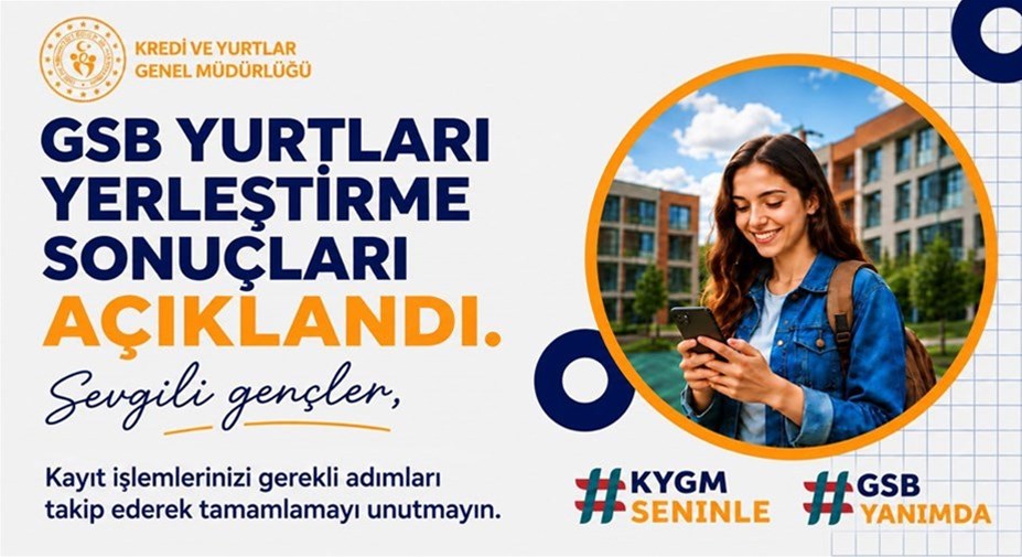 Kocaeli'de GSB Yurtları Yerleştirme Sonuçları Açıklandı: Kayıt İçin Son Tarih 10 Eylül