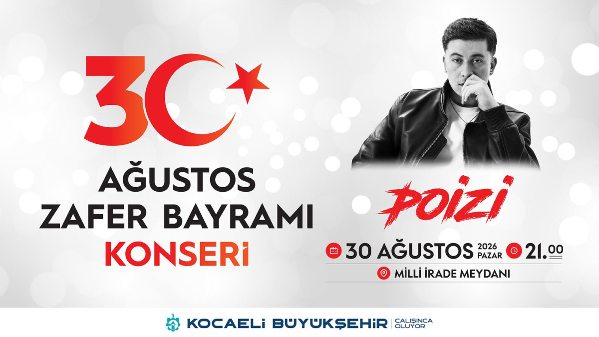 Kocaeli'de 30 Ağustos Zafer Bayramı Konseri Coşkusu
