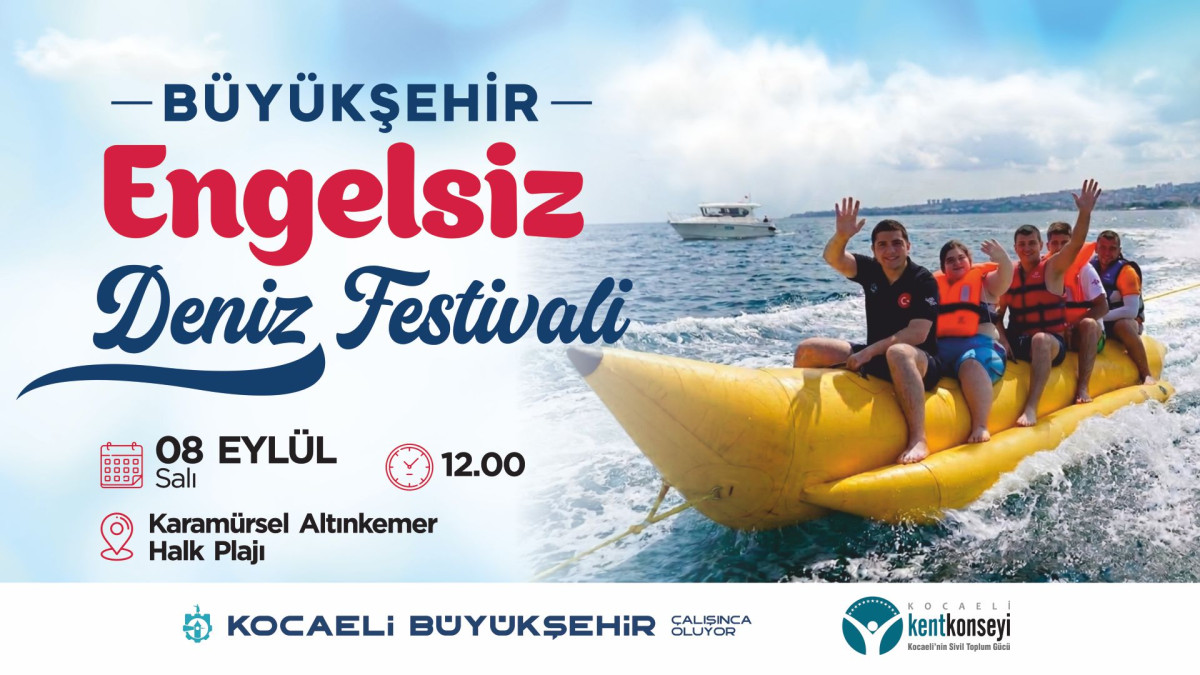 Kocaeli'de Engelsiz Deniz Festivali, Engelli Bireylerin Katılımıyla Gerçekleşti