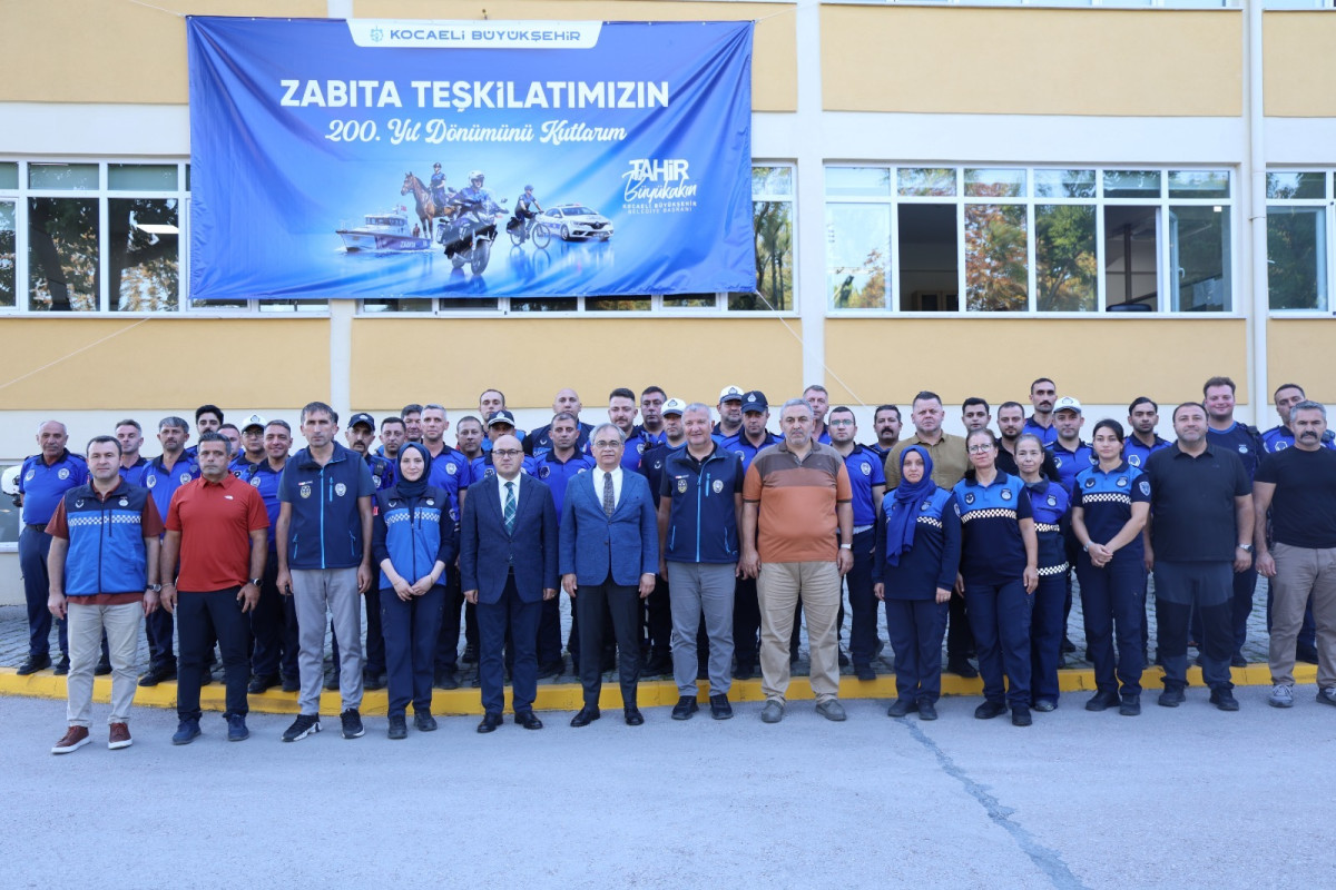 Kocaeli'de Zabıta Teşkilatı'nın 200. Yılı Kutlandı