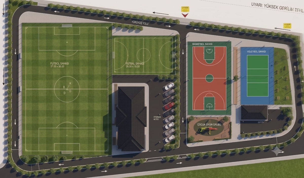 Kartepe'de Modern Spor Tesisi İnşaatına Başlandı