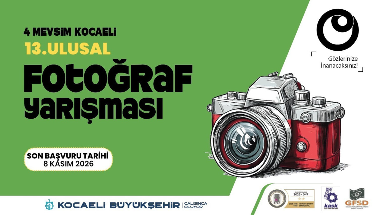 Kocaeli'de 4 Mevsim Fotoğraf Yarışması Başlıyor: Son Başvuru 8 Kasım