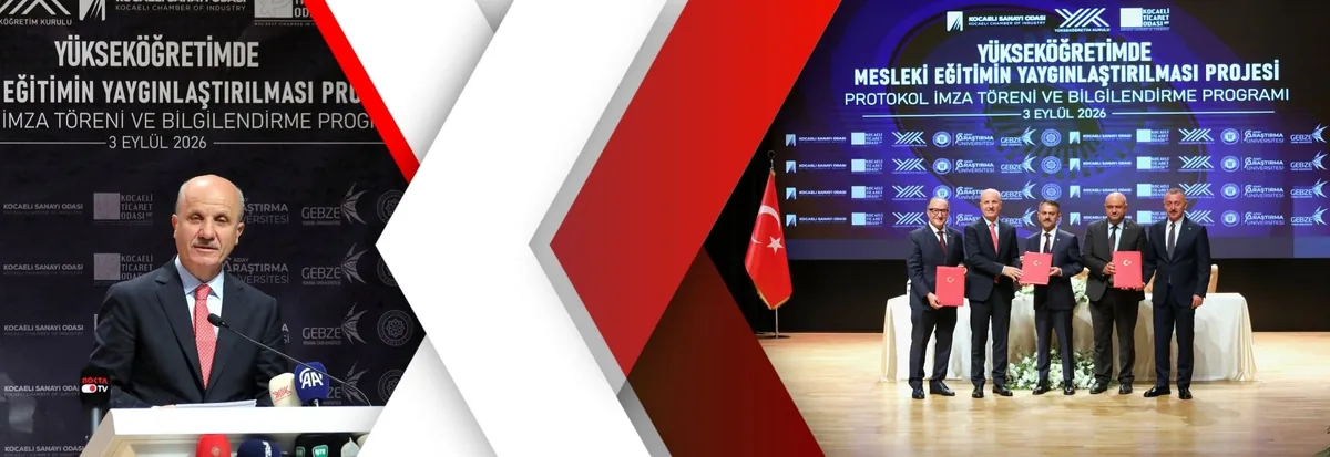 Yükseköğretim Kurulu, Kocaeli'de İşletmede Mesleki Eğitim Modeli Protokolü İmzaladı